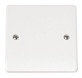 CMA060  Mode White 1 Gang Blank Plate